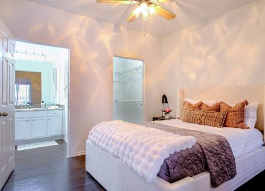 spacious bedroom at San Marin luxury apartments 3625 Duval Rd., Austin, TX 78759