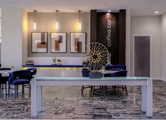 social and mingle area at Avora apartments