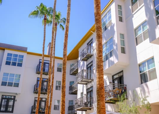 exterior view of Roosevelt Square apartments Phoenix