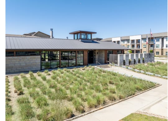 exterior view of The Pradera apartments in Richardson, TX