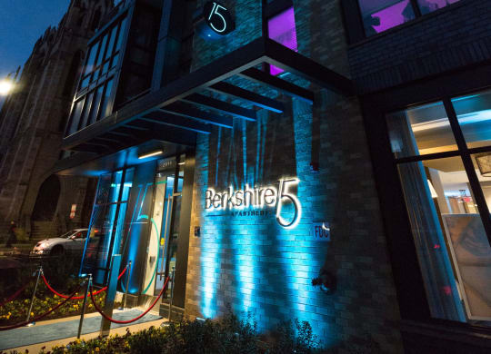 Exterior Night View at Berkshire 15, Washington, DC