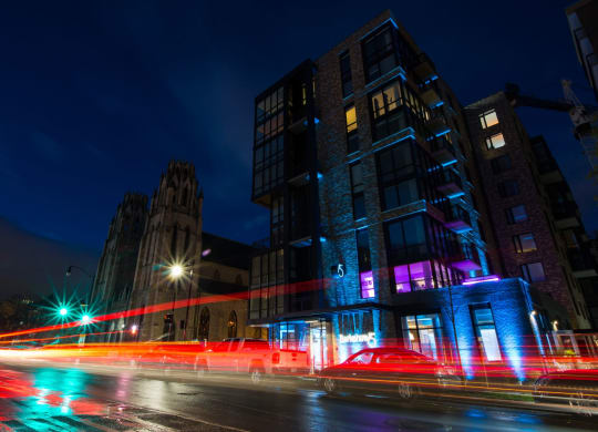 Night View Of City at Berkshire 15, Washington, DC, 20009