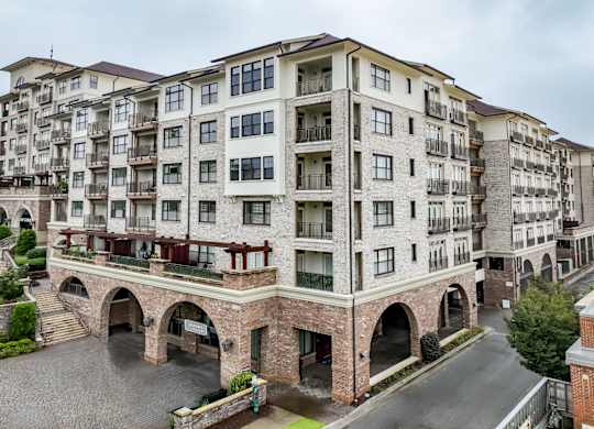 exterior view of  Berkshire Village District apartments 2128 Clark Ave., Raleigh, NC 27605