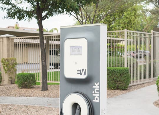 Avora apartments electric vehicle charging station