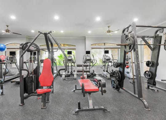 Falls at Eagle Creek apartments fitness center
