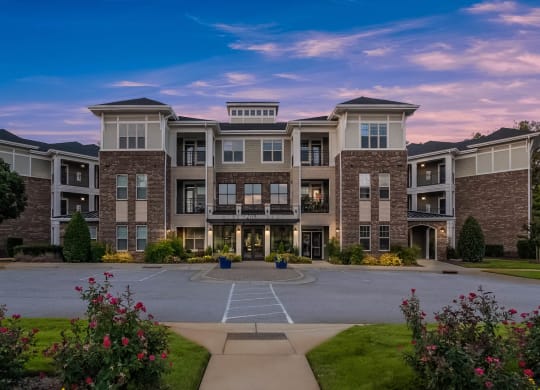 Village at Marquee Station luxury apartments exterior view
