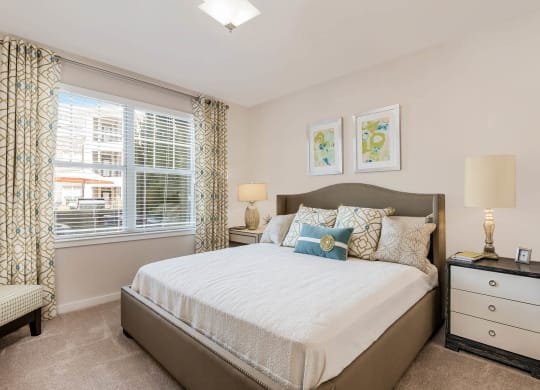 Village at Marquee Station apartments spacious bedroom
