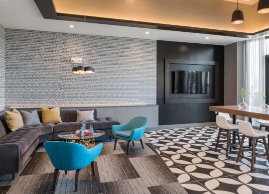 social area at Tinsley on the Park apartments