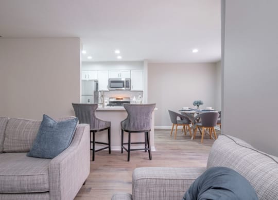 The Residence at Christopher Wren apartments spacious apartment home with eat-in kitchen and open-concept living room