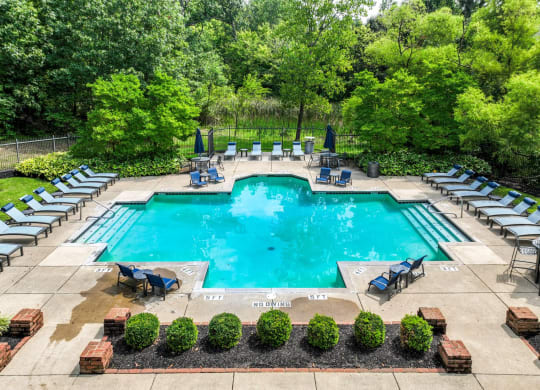 The Residence at Christopher Wren apartments swimming pool