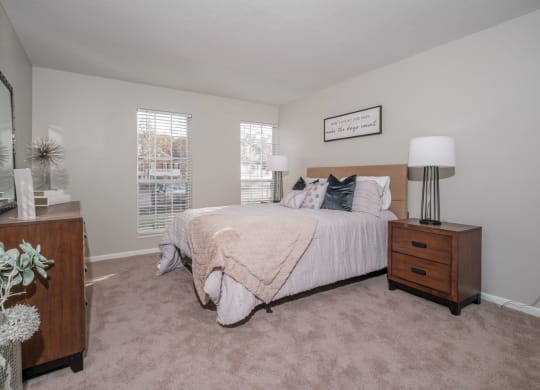 The Residence at Christopher Wren apartments spacious bedroom