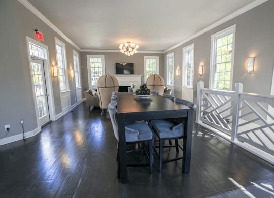 Social Lounge at The Residence at Christopher Wren Apartments, Columbus, Ohio