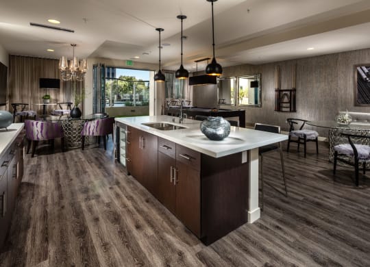 Clubhouse With Catering Kitchen at Berkshire K2LA, California