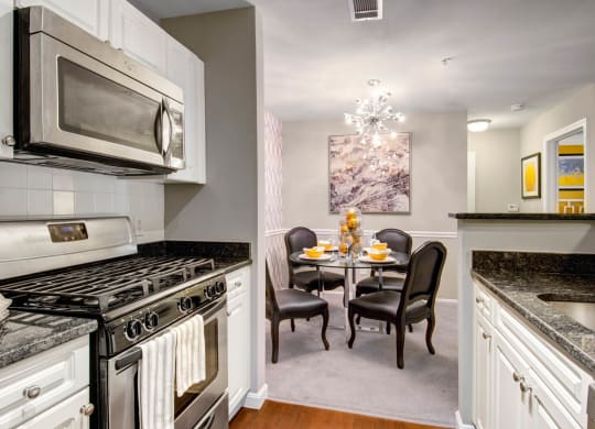 Apartments with Open-Concept Kitchen perfect for entertaining at Ellington Metro West, Westborough, MA, 01581