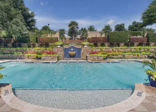 Swimming Pool with Grill at Estancia Townhomes, Dallas, TX
