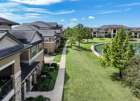exterior view of The Falls at Copper Lake apartments