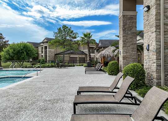 sundeck at The Falls at Copper Lake apartments