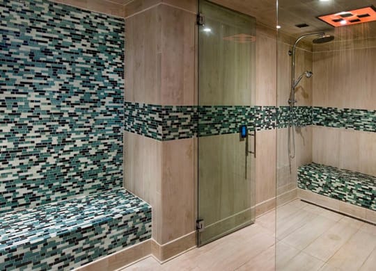 Zen shower at Berkshire Lauderdale by the Sea, Ft. Lauderdale, Florida