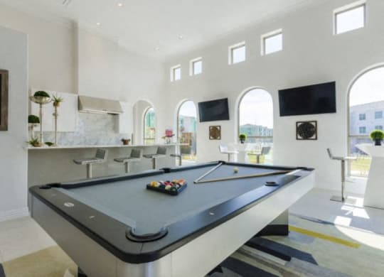 Billiards Table In Clubhouse at Berkshire Preserve, Garland