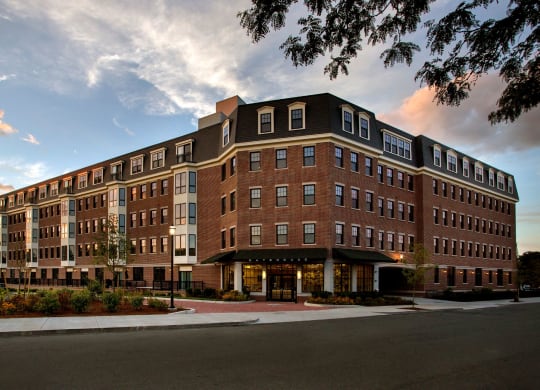 Exterior 5-Story Building at Gatehouse 75, Charlestown, MA