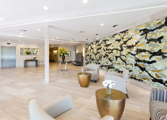Hotel-Inspired Lobby Entrance with Elevators at Gatehouse 75, Charlestown