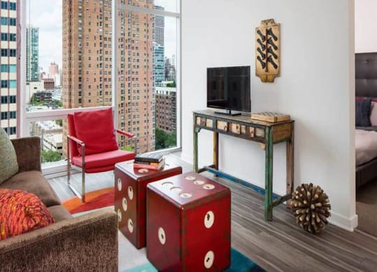 City View from Living Room in Chicago, 805 N. Lasalle Drive, Chicago, IL. 60610