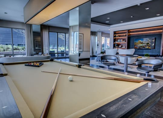 The Benjamin Seaport Sunset Lounge for billiards and gaming