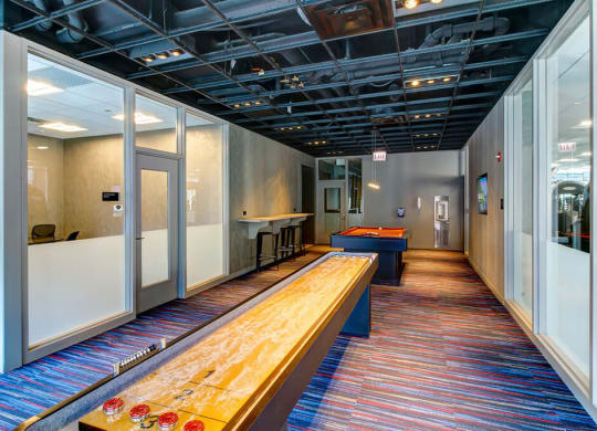 Shuffleboard and Billiards Lounge at 805 N. Lasalle Drive, Chicago IL 60610
