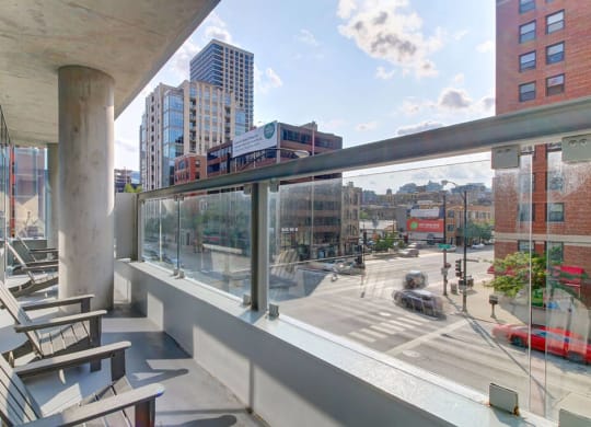 Club 805 Cafe Deck at 805 N. Lasalle Drive, Chicago, IL. 60610