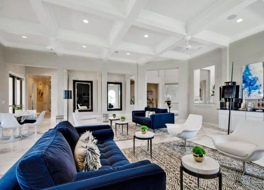 Decorated Lounge Area at Villages of Georgetown, Georgetown, Texas
