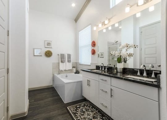 Luxurious Bathrooms at Villages of Georgetown, Texas