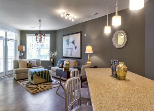 Spacious Living Room at Berkshire Village District, Raleigh