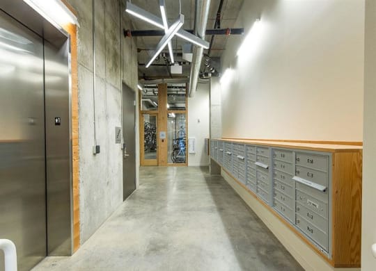 Package Locker at Lower Burnside Lofts, Portland, 97214