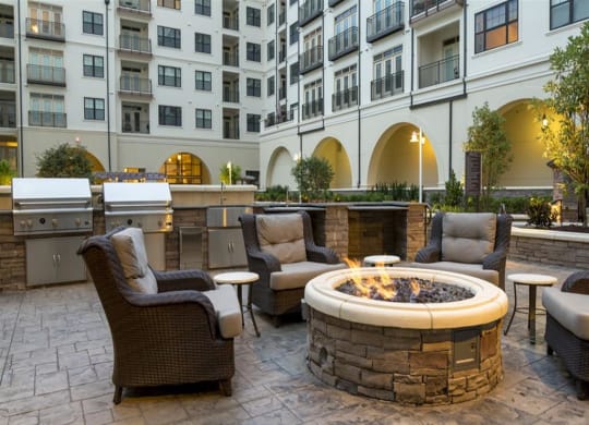 Outdoor Fireside Retreat at Berkshire Village District, Raleigh, NC