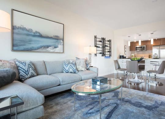 Living room at Lyric, Walnut Creek