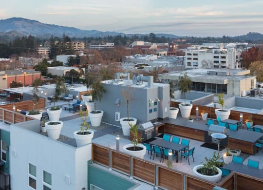 Rooftop view at Lyric, Walnut Creek, California