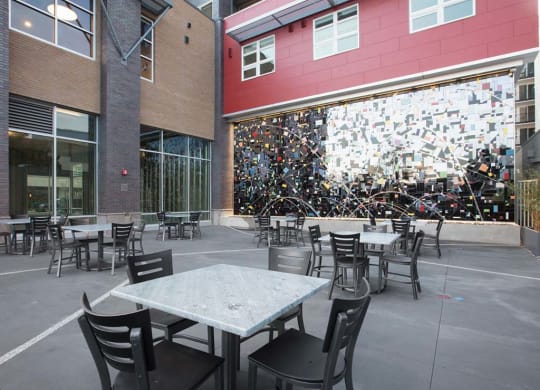 Outdoor common area at Lyric, Walnut Creek, California