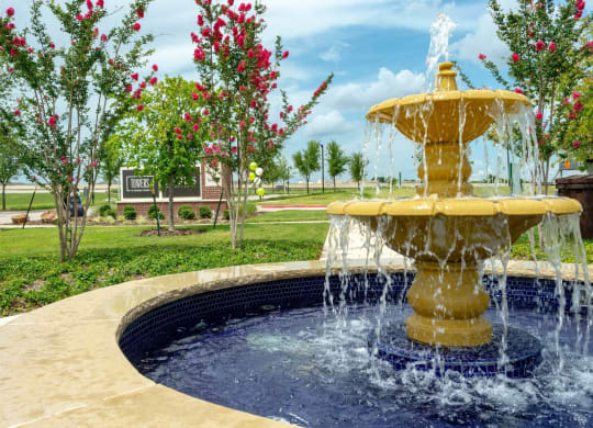 Courtyards With Trickling Fountains at Berkshire Spring Creek, Texas, 75044
