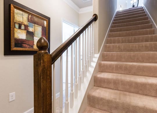 Designed Staircase at Villages of Briggs Ranch, Texas, 78245