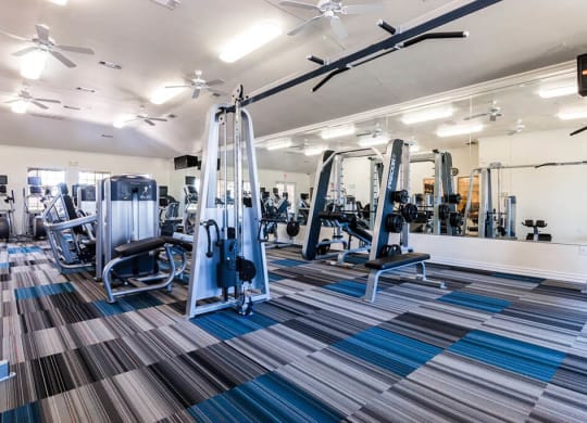 Modern Fitness Center at Villages of Briggs Ranch, Texas, 78245
