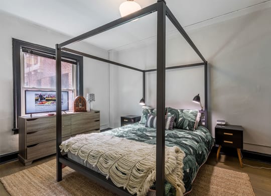 The Edison apartments spacious bedroom