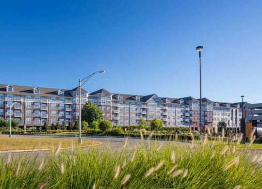 an exterior view of Reveal Hackensack apartments