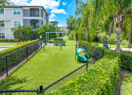 Dog Park at Reserves Alafaya Apartments Orlando, Florida