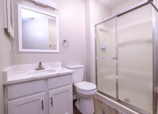 a spacious bathroom