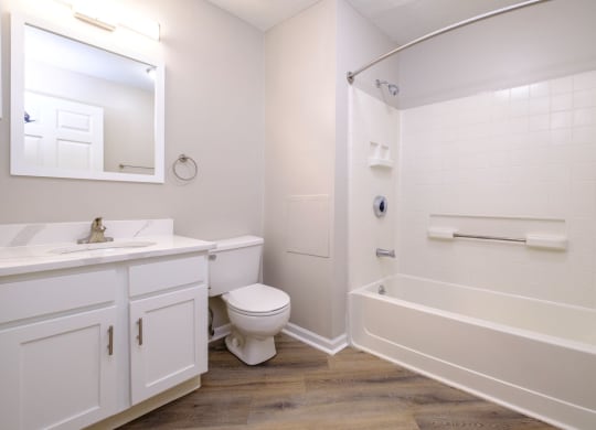 a spacious bathroom