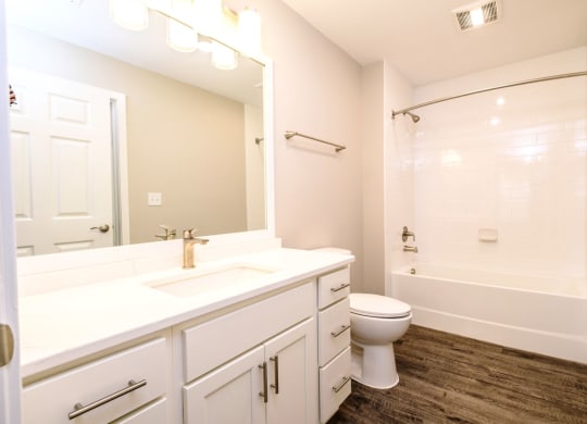 a spacious bathroom