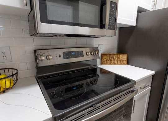 Stunning kitchen with sleek quartz countertops  at Wyndchase Aspen Grove, Franklin, 37067