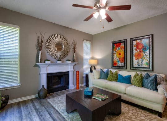 Modern Living Room at Wyndchase Aspen Grove, Franklin, Tennessee