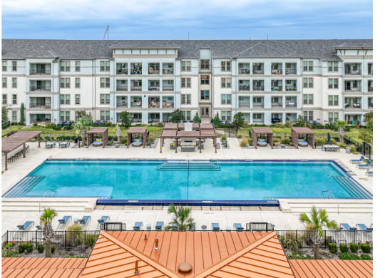 Pool View at Reveal at Bayside Apartments