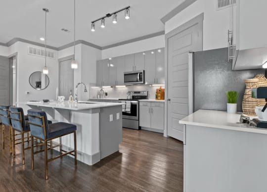 white interiors at Reveal Skyline  at La Cantera, Texas, 78256